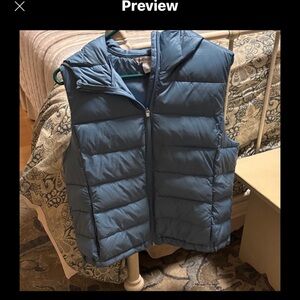 Athleta Puffer Vest (Blue)